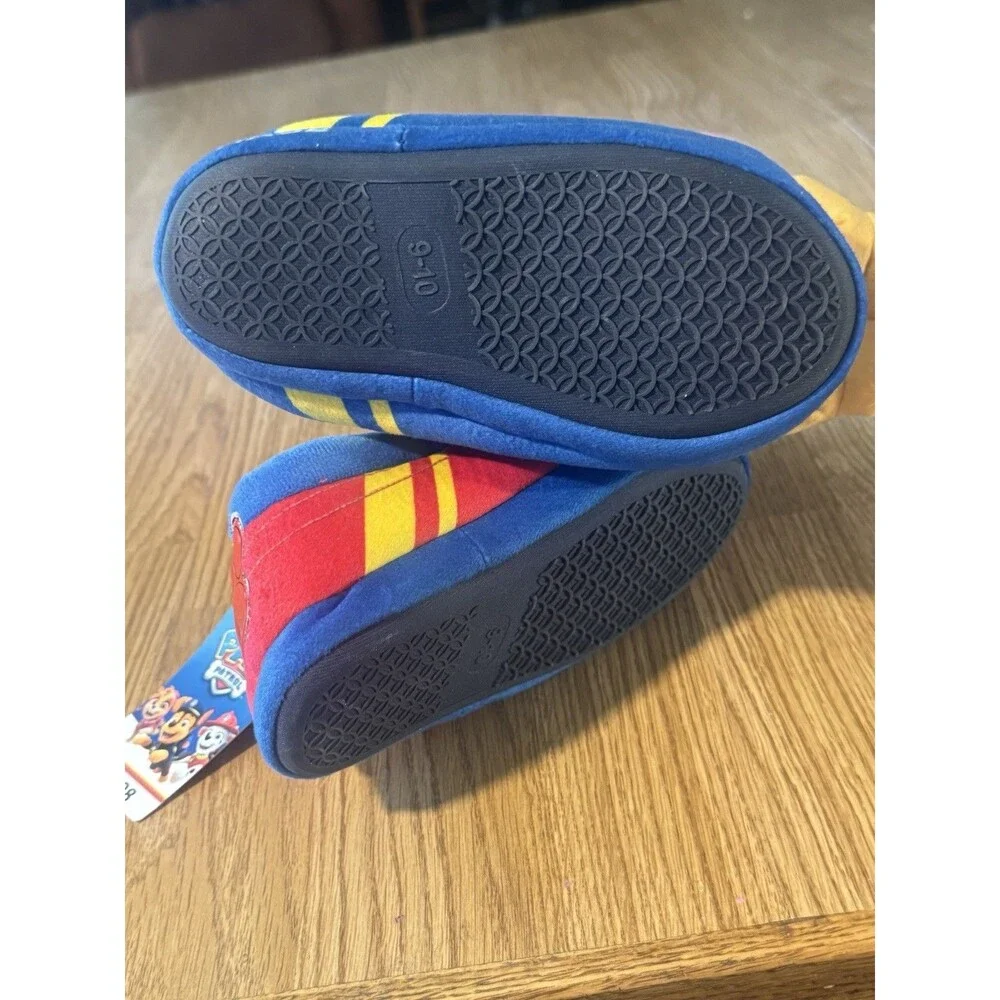 Nickelodeon Paw Patrol Boys Slippers Light Up Unused Chase Marshall 9/10